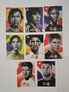 Adidas Fifa World Cup Germany 2006 8 Trading Cards